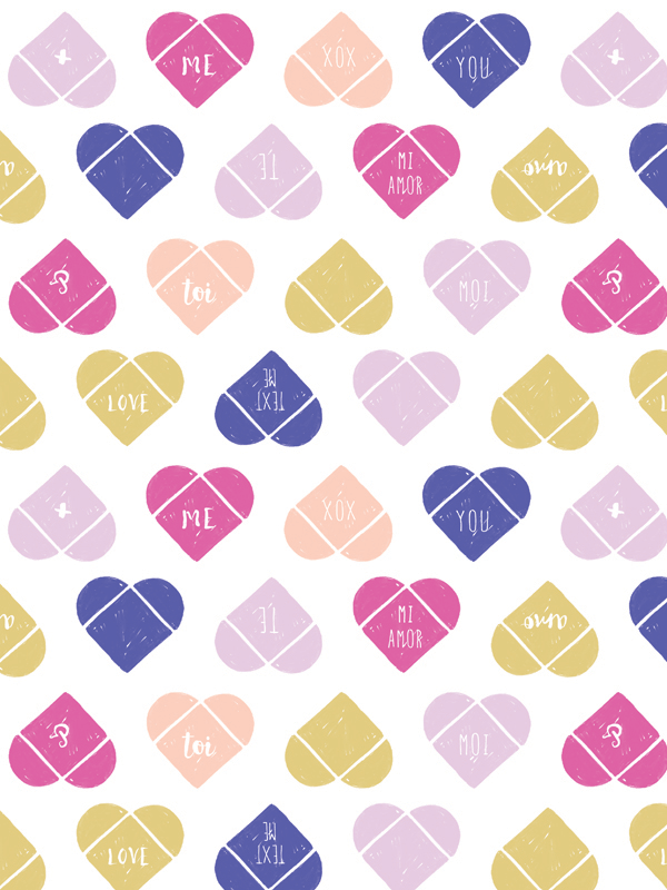 Free Downloads – Valentine's Day Wrapping Papers - Babasouk