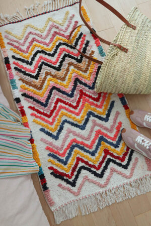 Rainbow rugs, Moroccan, Handmade