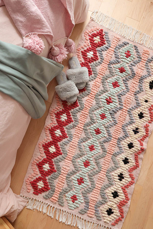 Pink Moroccan rugs, baba Souk