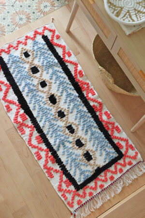 small Moroccan rugs, cotton carpets, colorful
