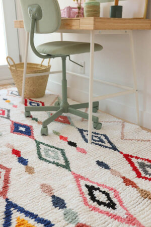 Moroccan rugs, colorful, cotton, Baba Souk