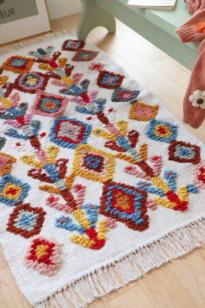 colorful Moroccan rugs, 3x5