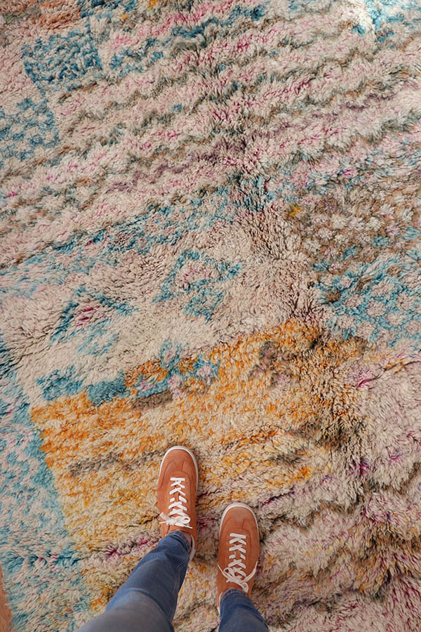 Tapis Marocains colorés, en ligne, Baba Souk, Montréal, Canada.