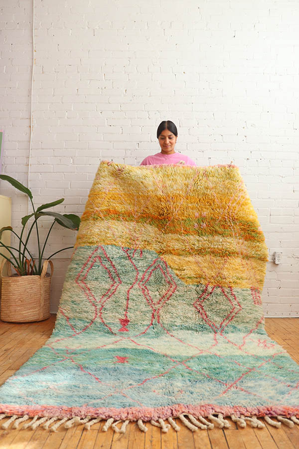 tapis marocains en laine coloré, Baba Souk, Montréal