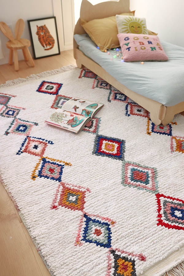 colorful Moroccan rugs for kids, Baba Souk